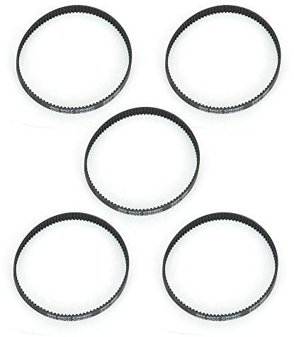 5 Stück/Pack Zahnriemen, GT2-6MM Gummi Schwarz Synchron Closed Loop Zahnriemenspanner Kit für 3D-Druckerzubehör(GT2-6-200MM)