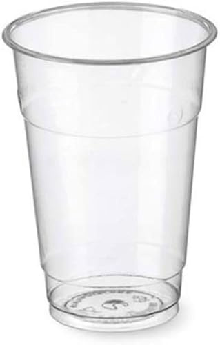 100/500/1250 Bicchieri monouso 350ml TUMBLER Biodegradabili e Compostabili in PLA usa e getta Plastic free | After Plastic (1250)