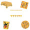 Kit Festa Compleanno Bing Party Addobbi e Decorazioni Tavola 8 Piatti 8 Bicchieri 16 Tovaglioli 1 Tovaglia 1 Bandierina in Carta 330 cm (8 Persone)