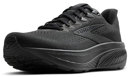 Brooks Men’s Ghost 17 Neutral Running Shoe - Black/Black/Ebony - 11.5 Medium