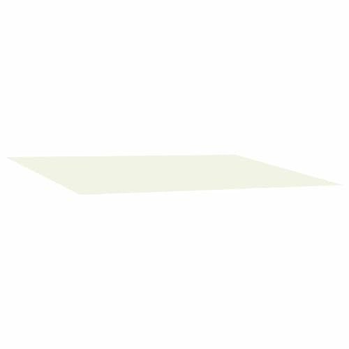 vidaXL Tela de Repuesto para Toldos Crema 300 x 250 cm Poliéster