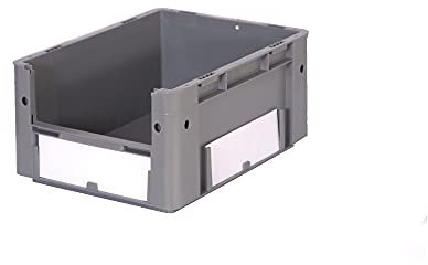 Provost Bac gerbable à ouverture frontale qualité alimentaire gris 15L 40 x 30 x 17,5cm