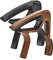 Kapodaster für Gitarre, 2-Pack Capo für Akustik, Capodaster für E-Gitarren, Bass, Bruzzfrei, Quick Release, einfach zu bedienen, Schwarz und Palisander