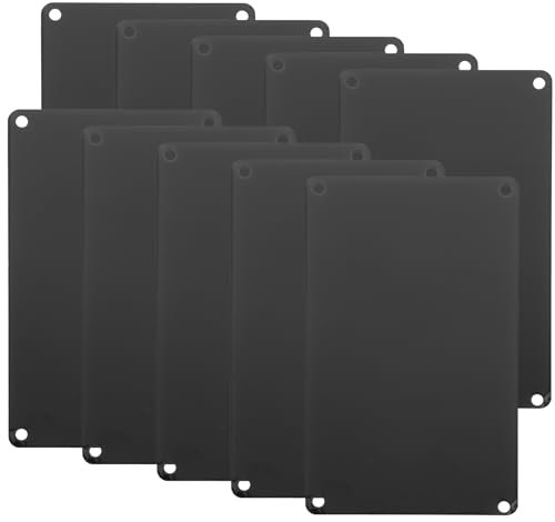 Operitacx 10 pezzi targhette con incise targhette personalizzate con personalizzato etichette adesive posteriori 10x6cm