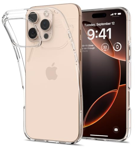 Spigen Liquid Crystal Case Compatible with iPhone 16 Pro Max - Crystal Clear