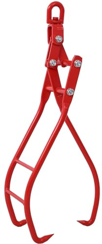 3 Claw Log Grapple for Logging Tongs, Eagle Claws Design Log Lifting Tongs Log Grabs, Timber Lifting Tongs for Truck, ATV, Tractor and Skidder (36 Inch)