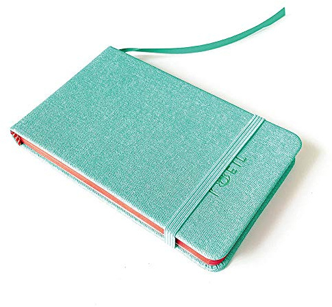 L'oeil Mellow Art Watercolor Sketchbook: Travel Journal 9x14cm, 300gsm Dual Textured Cold-press Paper, with Hardcover, Inner Pocket and Elastic Strap, for Watercolor, ink pens, Gouache & Mixed Media