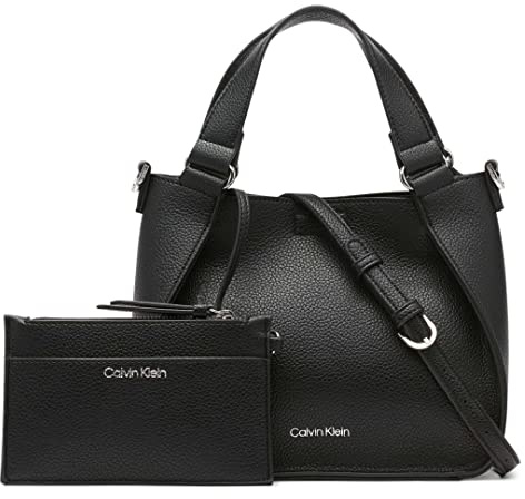 Calvin Klein Damen Estelle Novelty Crossbody, Black Combo