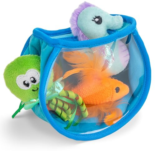 Catstages Hide & Seek Fish Bowl Interactive Cat Puzzle Toy