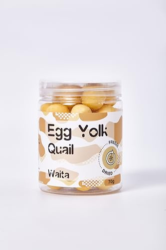 Waita Cat Treats Pets Dog Treats Natural Fresh Quail Egg Yolk Freeze-Dried Cat Treat 70g Can