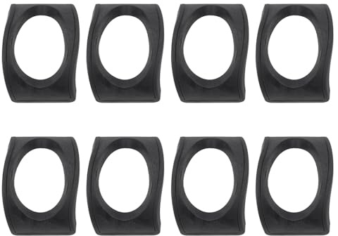 MINAOLULUS Instrumentenständer Okarina Halter 8 Stück Robust aus Kunstharz Tragbar mit Riemenkonstruktion für Musiker und Okarina Spieler