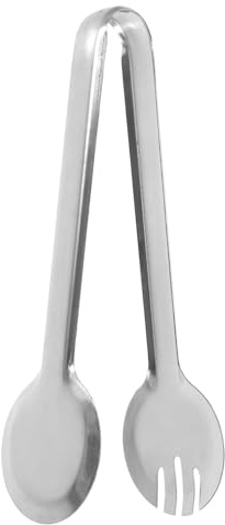 NUSITOU Pinzas para Ensalada de Acero Inoxidable Diseño Sola Pieza, Fáciles de Usar para Manipular Alimentos en Cocinas y Restaurantes
