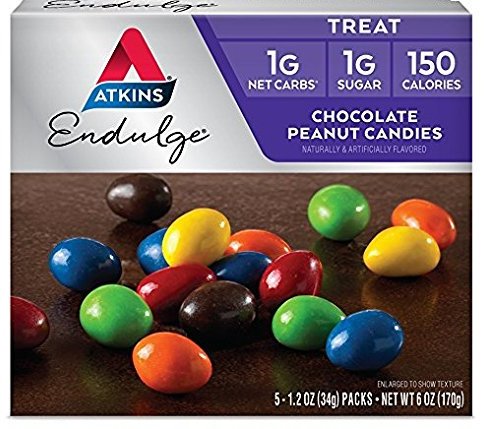Atkins Endulge Chocolate Peanut Candies 170 g, Sugar Free, Low Carb