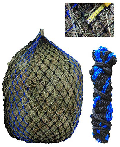 T TEKE Redes de heno lentas de Lujo, Agujeros de alimentación de 1-3/4 Pulgadas, Suministros de Caballos Bolsas de heno para Caballos, Cabras