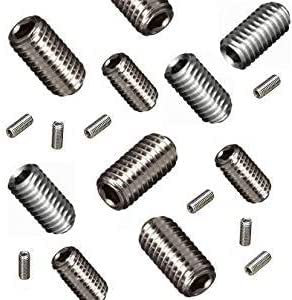 Cup Point Grub Screws, M3,M4,M5 and M6, Length 5mm (10, M3)