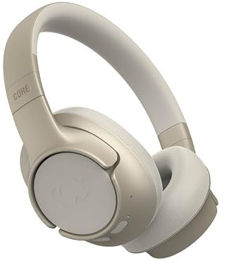 Fresh 'n Rebel Clam Core Auriculares Bluetooth Circumaurales con micrófono ENC (Llamadas, Auriculares inalámbricos Over-Ear con Botones de Volumen, 45h de autonomía (Silky Sand)