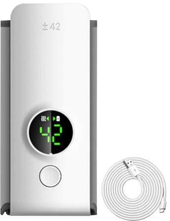 Scaldabagno per latte materno, scaldabagno portatile | Scaldabagno portatile senza fili per, scaldabagno rapido, visualizzazione della temperatura del riscaldatore biberon per il latte