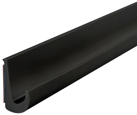 Inscrip Canalones de lluvia con cremallera J Shape RV, canalones de lluvia, canalones de lluvia en forma de J, autoadhesivos, PVC en forma de J, para vehículos, camiones, caravanas, barcos, coches