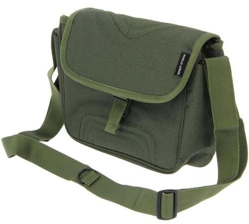 Cartridge Bag Messenger Style – Convertible Shoulder Bag with Internal Pocket, Adjustable Strap & Backpack Function Ammo Carrier for Hunting & Range Shooting Shotgun Rifle Accessory