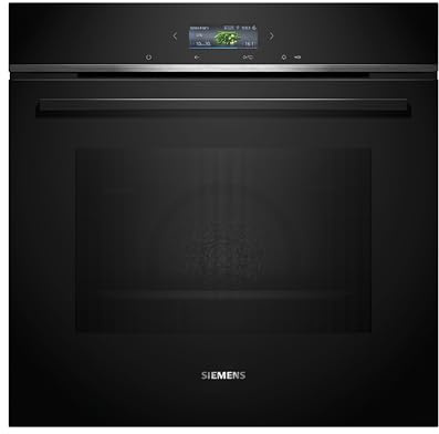 Siemens HB772A1B1 iQ700 Horno empotrado, 60 x 60 cm, fabricado en Alemania, pantalla TFT-Full-Touch - Asistente de horno, activeClean, control de cocción Plus, Calefacción de aire caliente 3D