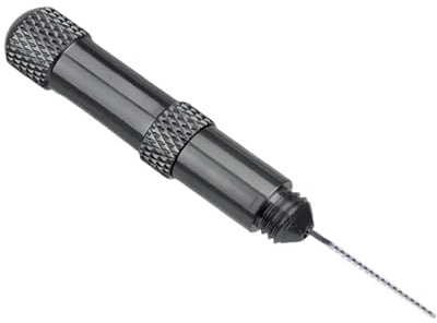 Ioensy Modellino Mini Lima per Modellismo Strumento Manuale Compatto E Resistente in Lega Lima Ago di Precisione per Artigianato Modelli Utensile Micro Limat, Nero 0.7 Mm