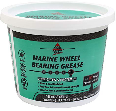 AGS Marine Wheel Bearing Grease - Multi-Purpose Lithium Complex Grease for Rust and Corrosion Protection