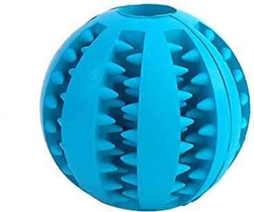 ZAYONG Hundeball,Hundeball Mit Schnur,Hundeball Unzerstörbar,Naturkautschuk-Kauspielzeug, Snackball VerhinderungvonZahnstein und Zahnbelag, Reinigung von Zähnen und Lücken