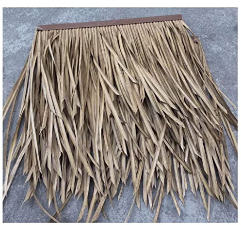 YYXDMFY Artificial Simulation thatch Tile Fake thatch Straw roof Eaves Canopy Decoration Fake thatch Decoration Pavilion, bar, roof (Color : Color t, Size : 10pcs)