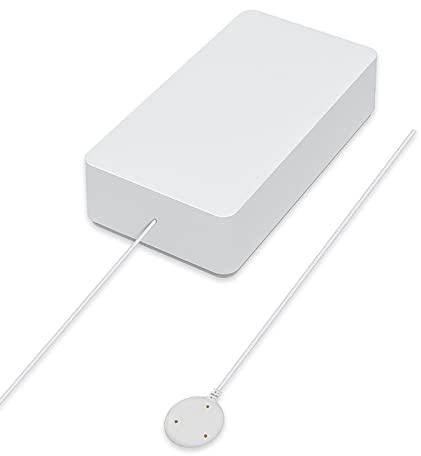 Smart Zigbee Vattenläckagedetektor, Larm Vattensensor för HomeKit Meddelande, Trådlös Vattenlarmsensor för Kök/Badrum/Källare/Pool