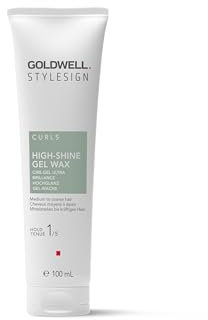 Goldwell StyleSign Curls Hochglanz Gel-Wachs – Glanz & Definition für Locken, starker Halt für mittelstarkes bis kräftiges Haar, 100 ml