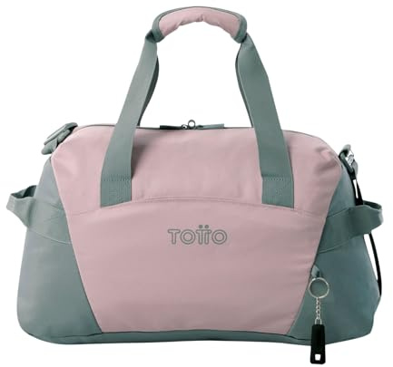 TOTTO - Bolsa de Deporte, Modelo Active Pro S, 45 x 25 x 20 cm, Capacidad 22 L, Asa de Mano, Correa Ajustable para Hombro, Argollas para Candado en Cremallera Principal, Color Keepsake Lilac