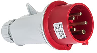 IDE 03103 fiches aériennes basse tension, Code heure 6, IP44 – 16 a-3p + N + T-200/350 240/415 V