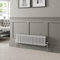 DuraTherm® 300 x 1010mm White Traditional Horizontal Designer Radiator Triple Column Colosseum Cast Iron Style Central Heating Panel Radiators Rad