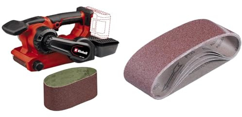 Einhell Professional Akku-Bandschleifer TP-BS 18/457 Li BL-Solo Power X-Change (18 V, Brushless, inkl. 9x Schleifband 457x75 mm, ohne Akku & Ladegerät)
