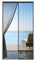 VERBREITERT Fliegengitter Balkontür Magnet, 85x200cm Insektenschutz Tür mit Stärkeren Magneten, 3.8cm Breites Klebstreifen, Ohne Bohren, Ideal für Terrassentür, Schiebetür & Wohnzimmer, Schwarz