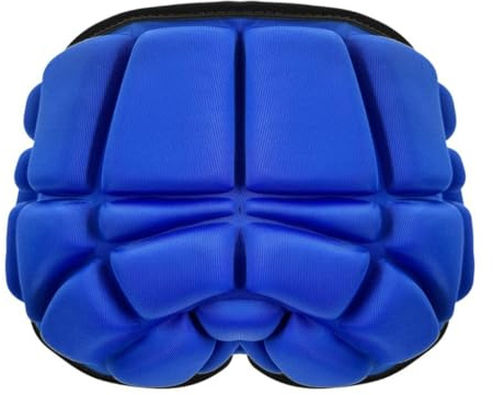 Fenteer Attrezzatura Protettiva per Lo Protezione per Resistenza agli Urti Protezione per Fianchi Imbottitura per Sedere per Skateboard Pattinaggio a, Blu, Bambini