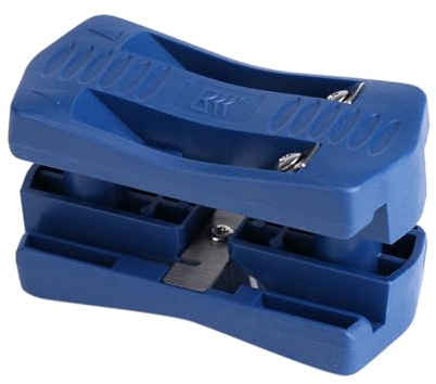 Dioche Máquina Aplicadora de Bandas para Bordes para Corte de Chapa de Puerta - Herramienta de Corte Manual de 2 Bordes para Carpintería - Incluye Cuchillas Dobles para un Uso Duradero - Ideal para la
