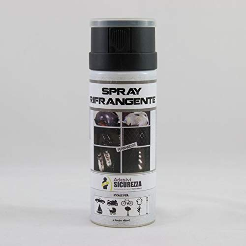 StickersLab - Pintura en aerosol reflectante permanente silver reflective ml 400 salvavidas