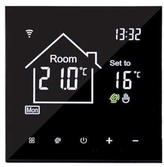 ANCLLO WiFi Smart Thermostat Save Energy Digital Room Thermostat Underfloor Heating Temperature Controller for Electric Heating