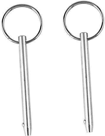 BELLIFFY 2pièces Lot De Goupilles à Bille Acier Inoxydable Verrouillage Rapide Accessoires Pour Bateaux Et Usage