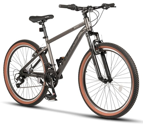 CARPAT SPORT 26 27.5 29 Zoll Mountainbike Fahrrad für Erwachsene, 21 Gang Schaltung, V-Bremsen/Dual-Scheibenbremsen, MTB Herren Damen, Jugendfahrrad