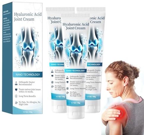 Crema per la riparazione delle articolazioni con acido ialuronico, Arthroheal crema antidolorifica, crema avanzata per la cura di articolazioni e ossa, crema per articolazioni e ossa per schiena