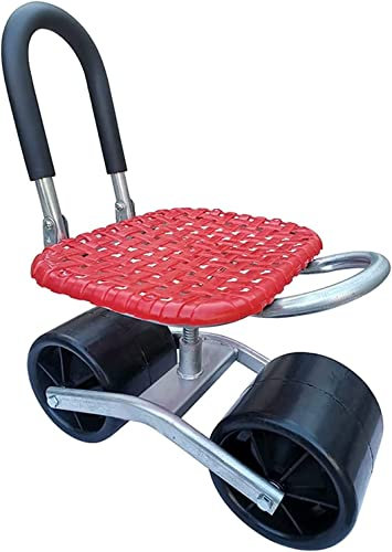 Sgabello da giardinaggio con altezza regolabile, resistente all'usura, design multiuso, robusto e durevole, supporta fino a 150 kg