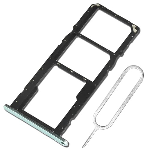 ExtKry Bandeja SIM para Samsung Galaxy A06 4G,Azul | Calidad original bandeja de tarjeta SIM bandeja para SIM bandeja ranura SIM bandeja tarjeta SIM con aguja eyectora.