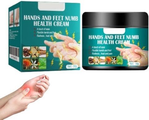 Crema de mullein nerviixa, crema de alivio del dolor nervioso, crema de nervio mullend, cremas para manos y pies, fácil de absorber, adecuado para todos los tipos de piel (1)
