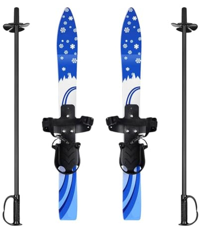 wueiooskj Justerbar storlek Skidbräda Barnskidbräda Skridskor Med Bindningar Säker Passform Säkerställer Säker Och Bekväm Passform För Barn Snowblades