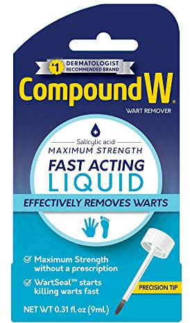 Compound W Maximum Strength Fast Acting Liquid Wart Remover, 0.3 Fl Oz