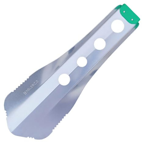 BoglerCo - Pala Ultraligera para mochileros (Verde Hierba)