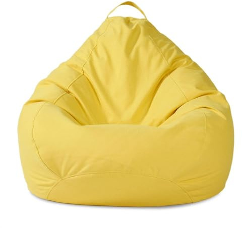 UGEFKMQ Gaming bönväskor stor lat solstol bönpåse sofföverdrag vilstol för inomhus utomhus klassisk sittsäck stolskydd (inget fyllmedel) 100 cm x 120 cm A-2