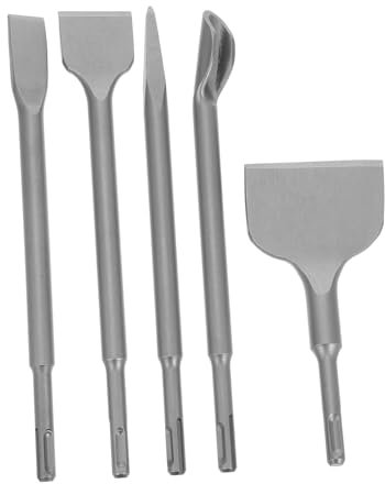 BUGUUYO 5piezas Cincel Para Hormigón y Ladrillo Juego De Brocas Para Herramienta Para Quitar Azulejos Accesorio De Tornillo